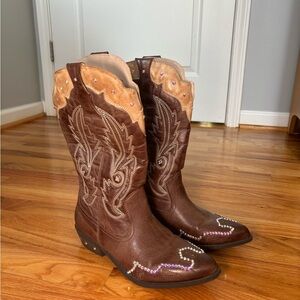 Bedazzled cowboy boots